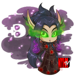 yourou:  World of Warcraft Chibi Characters done for folks on