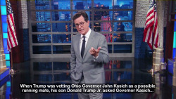 sandandglass:  The Late Show, July 20, 2016 