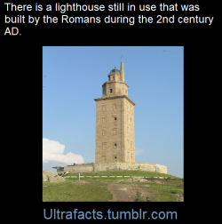 ultrafacts:  The Tower of Hercules is an ancient Roman lighthouse