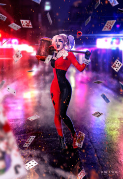 art-of-cg-girls:  Harley Quinn by Jesus Bonaguro van Kesteren