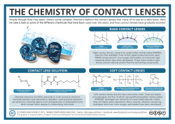 compoundchem:  Lots of us wear contact lenses, but what are they