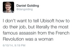 subaquaticartisan:  Some tweets calling Ubisoft out on their