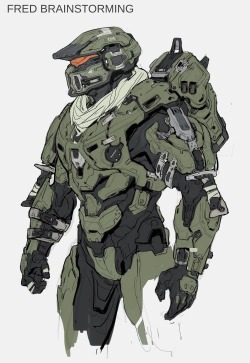 haloconceptart:  Halo 5: Guardians concept art for Fred.  By