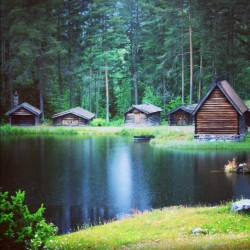 voiceofnature:Enchanting place by the lake at Maihaugen, Norway.