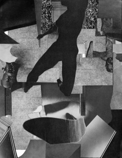 michaeltunk:  “Study in greyscale” cut paper collage collaboration