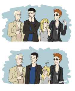mylifeiscomics:  So I watched Good Omens.Then I did this. (I