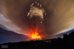 ourperfectearth:  Mount Etna Unleashes a Spectacular Eruption.
