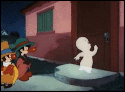  Casper The Friendly Ghost tries to go trick or treating in “To