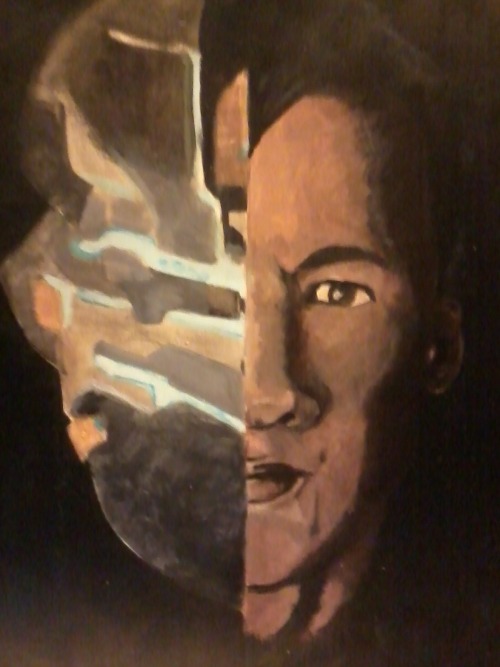 toneofstark:  WIP Isaac Mark Drawn by my sister 