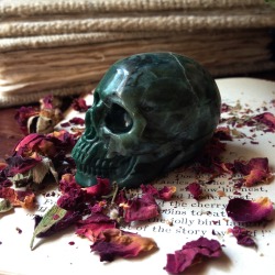 spiritualxself:  shoptheopaque:  Skulls carved out of different