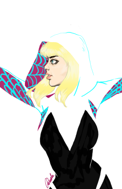 tea-and-video-games:  Spider-Gwen!I hope you all like Spider-Gwen