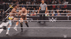 machomanwrestlinghistory: 18/11/2017 - NXT TakeOver WarGames: Aleister Black def. Velveteen Dream and does say Dream’s name Part 2/2  That DDT spot by Dream is still one of the sickest and awesome thing from this SS weekend