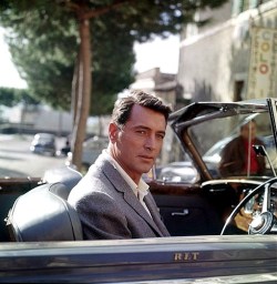  Rock Hudson photographed by Leo Fuchs while filming Come September,