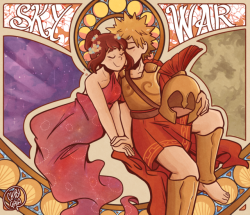 chibigaia-art:  Kacchako Week Day 2: Otherwordly the goddess