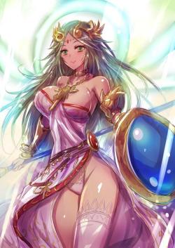 skykai:  Artist - Kara (Color) There are those pictures of Palutena