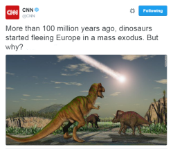 nevaehtyler:  dinosaurs knew white people were going to come