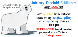 Join my fanclub on CAM4 this month and get entered into a raffle