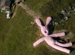 unexplained-events:  Giant Bunny on Google Maps 44 14’39.77”N