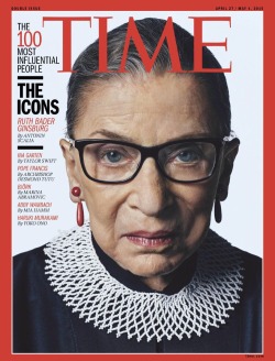 stuffmomnevertoldyou:  notoriousrbg:  RBG on the cover of Time