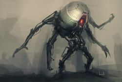 cybernetic-psychosis:  Four Armed Robot by blee-d 