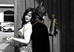 blue-paper-tiger:  Wonder Woman and Batman at Kitacon Invasion