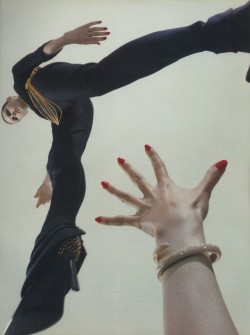parkerandloulou:Miles Aldridge, Vogue Italia 1999