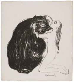 grupaok:  Edvard Munch, The Woman and the Bear, 1908-09. From