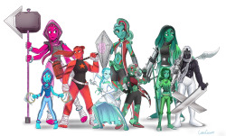 atiller-1: Gemsona group shot time! Courtesy of the great @cubedcoconut!