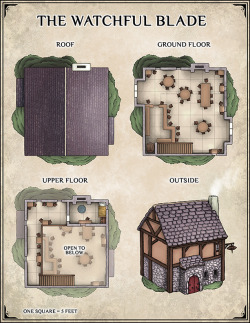 venatusmaps:The Watchful Blade, a tavern in the Shrouded Encampment.