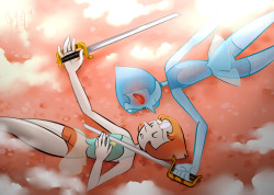 glassass:  I wanted to draw some Utena-inspired dueling Pearls…