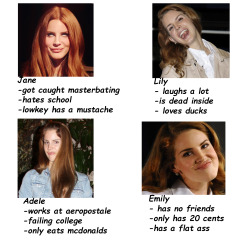 diamondsanddelrey:  tag urself 