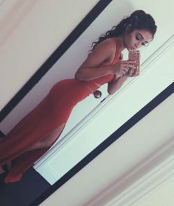 Long Dress, But Tight in all the Right Places