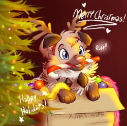 slovenskiy: Here’s my Christmas drawing for this year, a lil