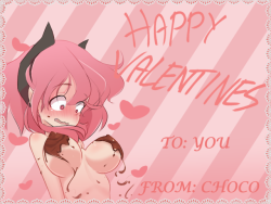 chocpocalypse:  happy valentines day all~<3we are all lonely