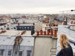 hooligan-buddha:  the best thing about roofs in Paris is theyre