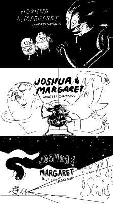 Joshua & Margaret Investigations title card concepts by character
