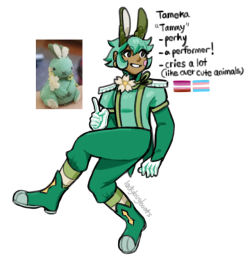ladybugboots:  design for a tiny bunny i got in japan