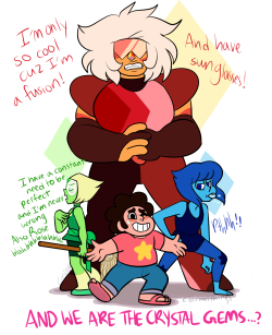 cldrawsthings:  And we are the…Crystal Gems??   teehee X3