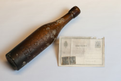 coolartefact:  100-Year-Old Message In A Bottle Plucked From