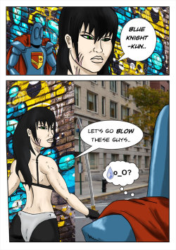 Kate Five vs Symbiote comic Page 193 by cyberkitten01   Demolition
