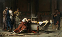 Manuel Domínguez Sánchez - Seneca’s Suicide [1871] [Museo