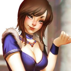 didiesmeralda:Olivia of Hand God #fanart #femalecharacter #videogame