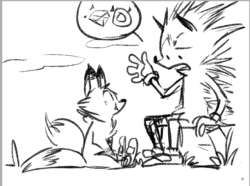 cats-den:Sonic and tails, simple sketch!
