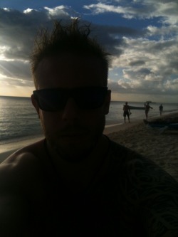 Sunset on the beach …. So relaxing .. I needed this !!