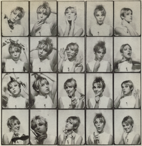 onlyediesedgwick:  Edie Sedgwick photobooth by Gerard Malanga,