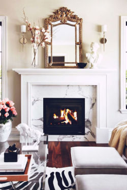 harpersbazaar:  8 Ways To Winter-fy Your HomeFrom cozy fireplaces
