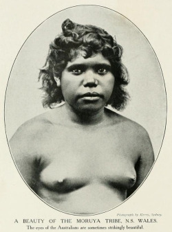 Australian woman, from Women of All Nations: A Record of Their Characteristics, Habits, Manners, Customs, and Influence, 1908. Via Internet Archive.