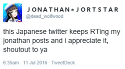 dead-wolfwood:  a japanese twitter is friends with me and they