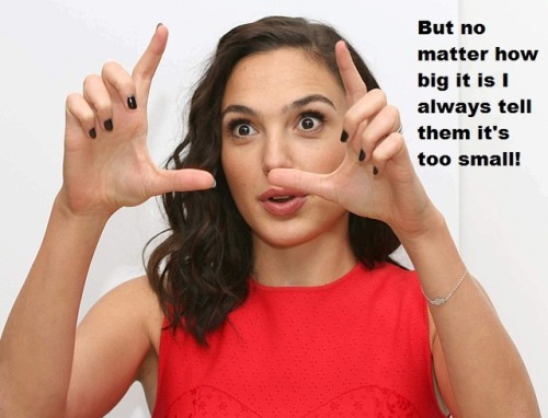 Gal Gadot enforced chastity.