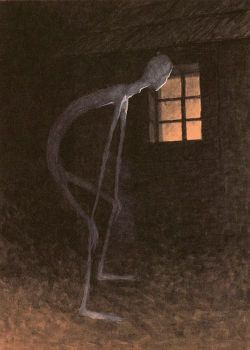  Death Looking into the Window of One Dying c.1900- Jaroslav